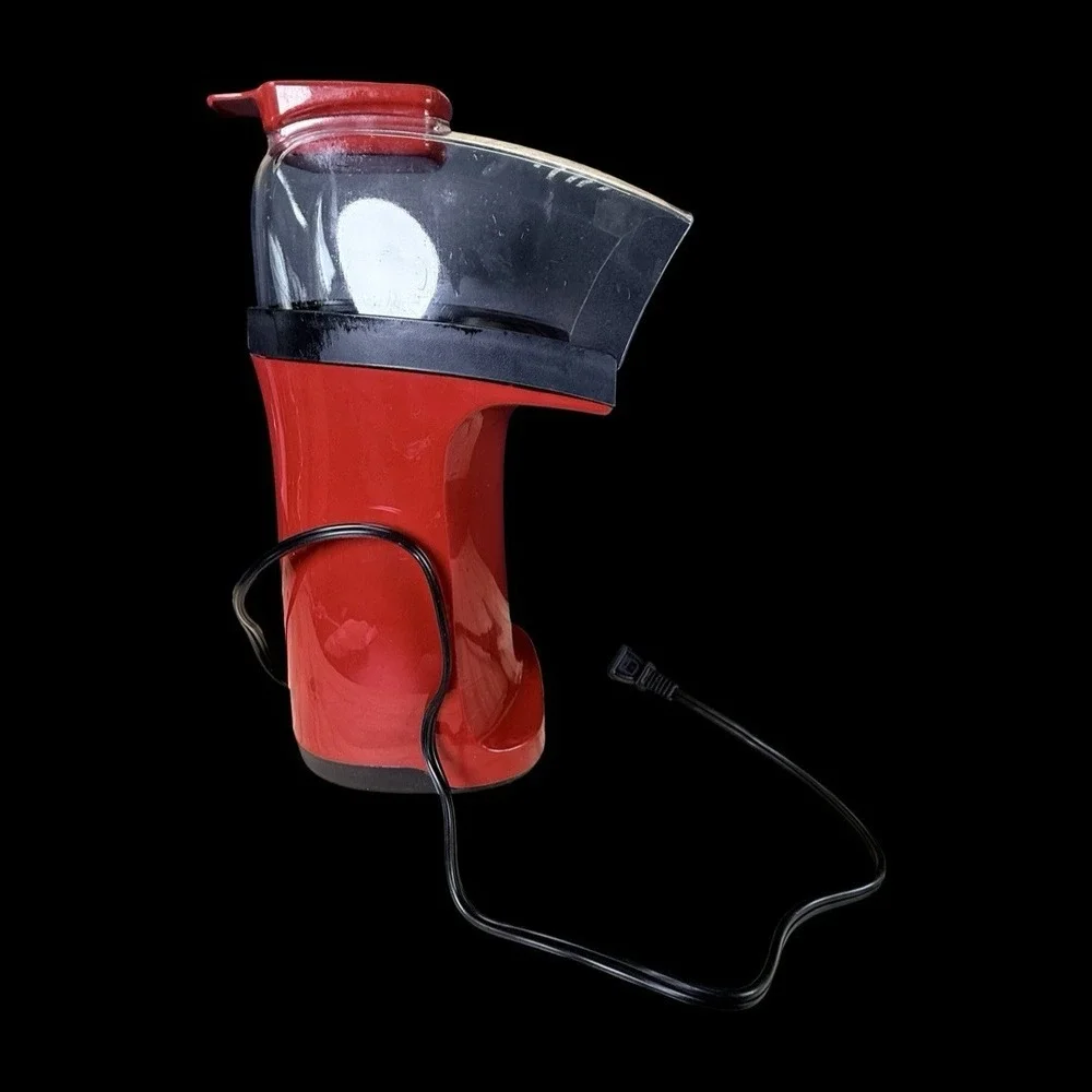 PRESTO 04846 Electric Hot Air Popcorn Popper Red Built In Butter‎ Melter